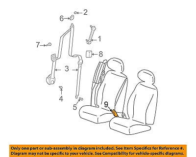 chrysler oem 06 10 pt cruiser front seat belt buckle end right PT Cruiser Wheels Diagram chrysler oem 06 10 pt cruiser front seat belt buckle end right zf361d5ad